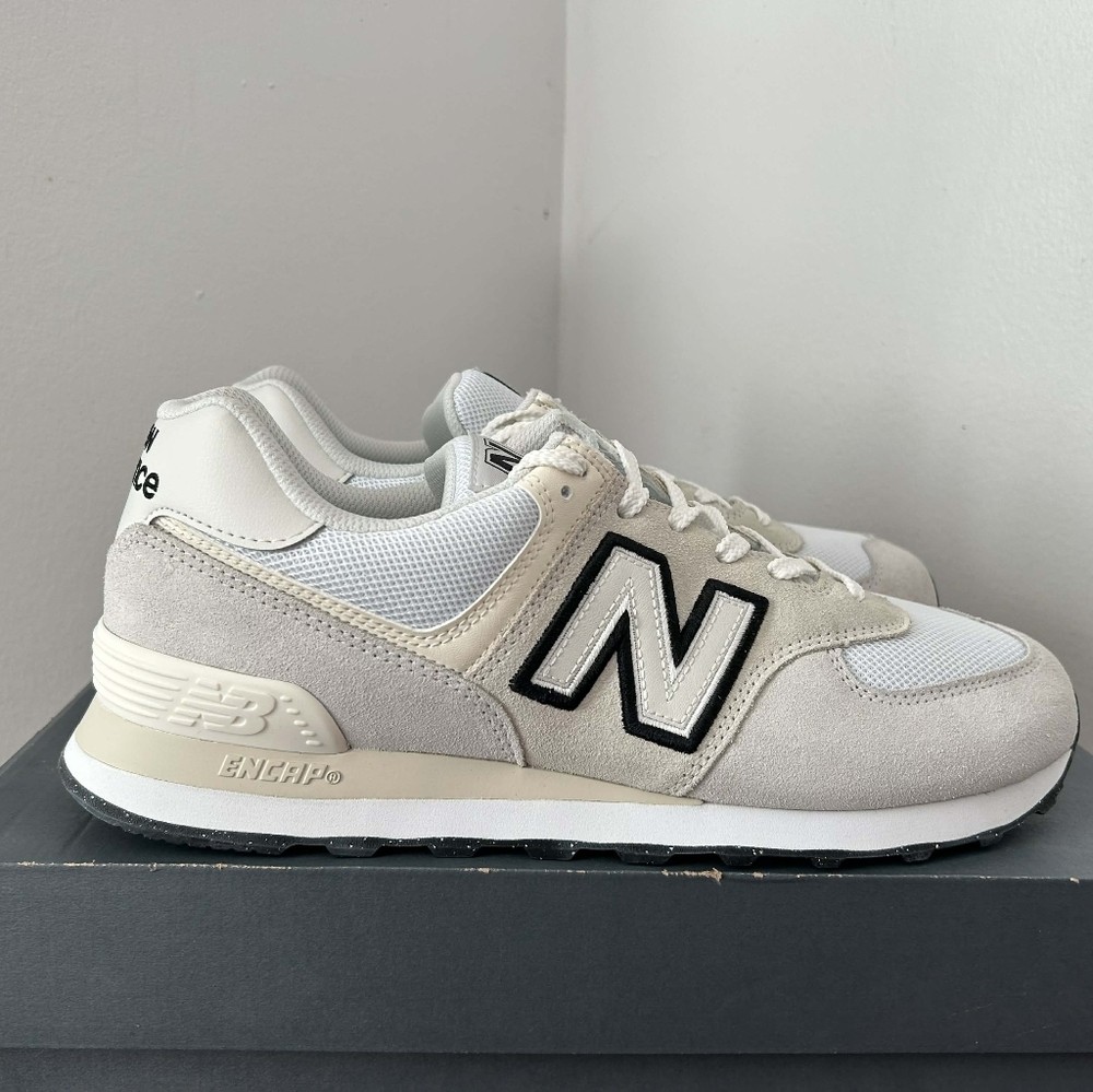 (Sold)NEW BALANCE 574 MENS SNEAKERS SIZE 12 - Picture 2 of 5